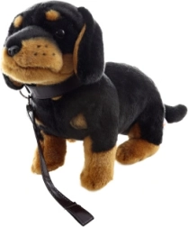 Plyšový Jezevčík s Vodítkem 27 cm Eco-friendly