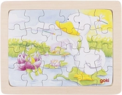 Goki dřevěné puzzle ovečka 24 dílků