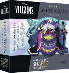 TREFL korkové puzzle Villains: Kujeme pikle 505 dílků
