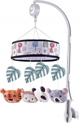 hudební závěsný kolotoč tropic