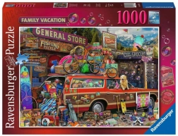 Puzzle 2D 1000 dílků Rodinné prázdniny RAVENSBURGER