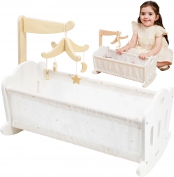 Dřevěná kolébka pro panenky PolarB od Viga