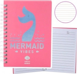 Notýsek s holografickým motivem růžový formát A6 80 listů