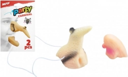 Čarodějnický nos a brada pro strašidelnou párty