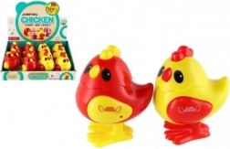 Skákající kuřátko na klíček z plastu 7 × 9 cm, 2 barvy