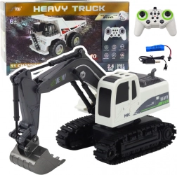 RC pásový bagr 1:24 s osvětlením a zvuky