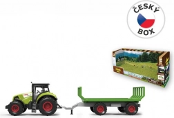 Traktor s přívěsem se zvukem a světlem