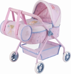 Můj první kočárek pro panenky s taškou Gala, 56 cm