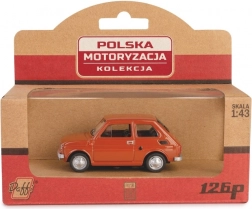 Model auta FIAT 126p PRL hnědý 1:43