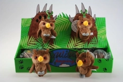 Plyšová sova klíčenka