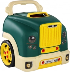 Zelený rozebíratelný kamion – dětská dílna s nářadím