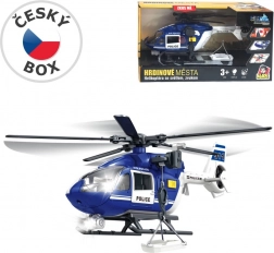 policejní záchranný vrtulník – plastový model 34,5 cm