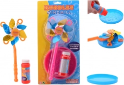 Bublifukový větrník pro děti