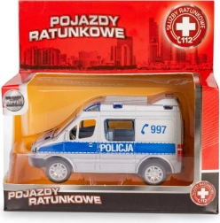 Policejní model MERCEDES-BENZ Sprinter 1:50 s pohonem pull-back Daffi