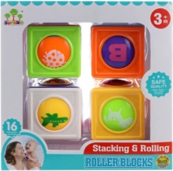 Vzdělávací kostky pro nejmenší s otočnými obrázky