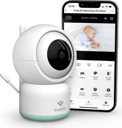 Videodětská chůvička TrueLife NannyCam R3 Smart s Full HD a Wi‑Fi