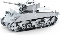 metal earth 3d kovový model tanku m4 sherman