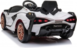 Elektrické autíčko pro děti Lamborghini Sian s dálkovým ovládáním – Bílá