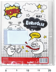 Průhledný závěsný obal U formát A4 matný