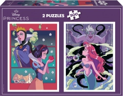 Educa Puzzle Disney Zloduši a Princezny 2x500 dílků