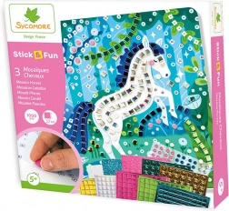 Stick & Fun mozaika – koníci kreativní sada pro děti