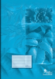 Školní sešit A4 čistý 20 listů modrý