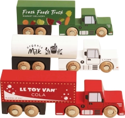 Le Toy Van dřevěná sada nákladních aut pro děti