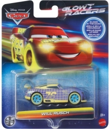 Auta Glow Racers – kovový svítící model 1:55