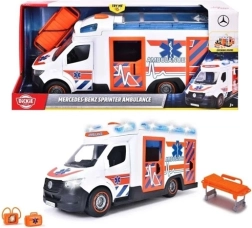 Dětská sanitka Dickie Toys SOS Mercedes-Benz se světelnými a zvukovými efekty