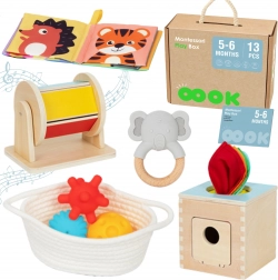 Vzdělávací Box XXL Montessori pro Děti 5-6 Měsíce
