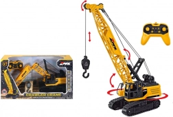 Dálkově ovládaný jeřáb 2,4 ghz žlutý
