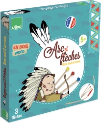 Dětská lukostřelecká sada s přísavkami z dřeva