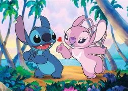 Puzzle TREFL Premium Plus Stitch & Angel 1000 dílků