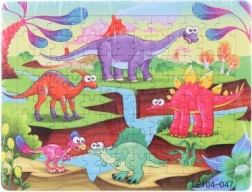 Puzzle dinosauři 104 dílků