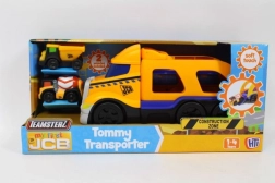 Teamsters JCB transportér na stavbu