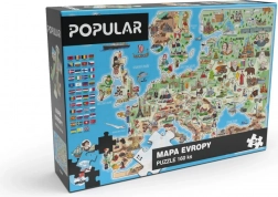 Popular Puzzle mapa Evropy 160 dílků