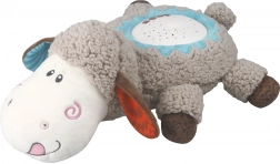 Projektorová plyšová ovečka s hudbou 35 cm