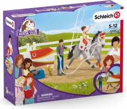 Mia a set pro voltíž – jezdecký tréninkový set SCHLEICH Horse Club