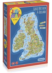 Vzdělávací puzzle Mapa Velké Británie a Irska 150 dílků