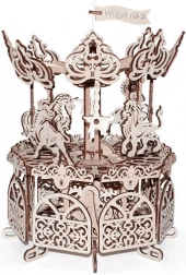 Dřevěné 3D puzzle WOOD TRICK kolotoč