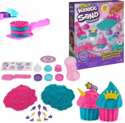 Kinetic Sand Unicorn cukrárna – sada na výrobu cupcaků 453 g s doplňky