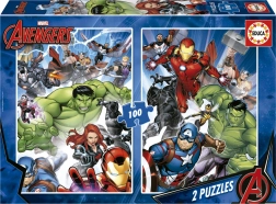 Puzzle Avengers 2×100 dílků EDUCA
