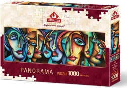 Panoramatické puzzle ART PUZZLE Tváře 1000 dílků