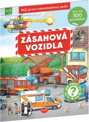 Můj první samolepkový sešit: Zásahová vozidla