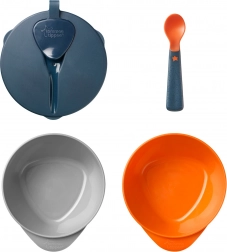Misky pro snadné nabírání s víčkem a lžičkou Tommee Tippee Explora, 2 ks