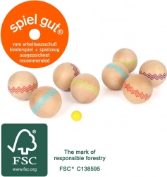 Dřevěný Pétanque pro Děti a Dospělé