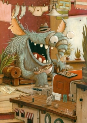 Puzzle HEYE Zozoville: Praní prádla 1000 dílků