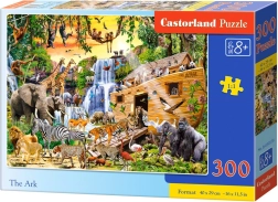 Puzzle 300 dílků divoká zvířata na arše