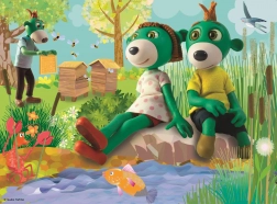 Puzzle Treflíci u rybníka 30 dílků