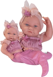 Realistická panenka miminko s celovinylovým tělem 42 cm
